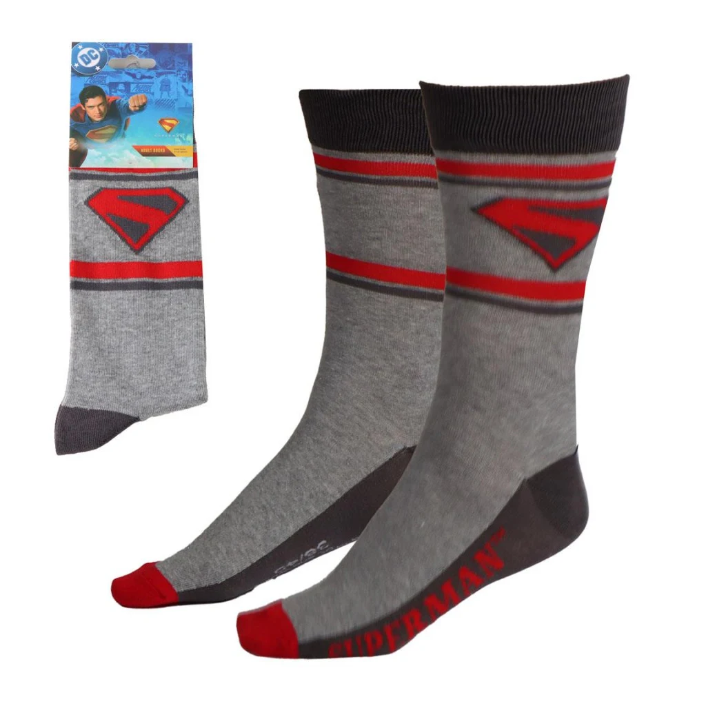 Superman Light felnőtt hosszú szárú zokni 38/45