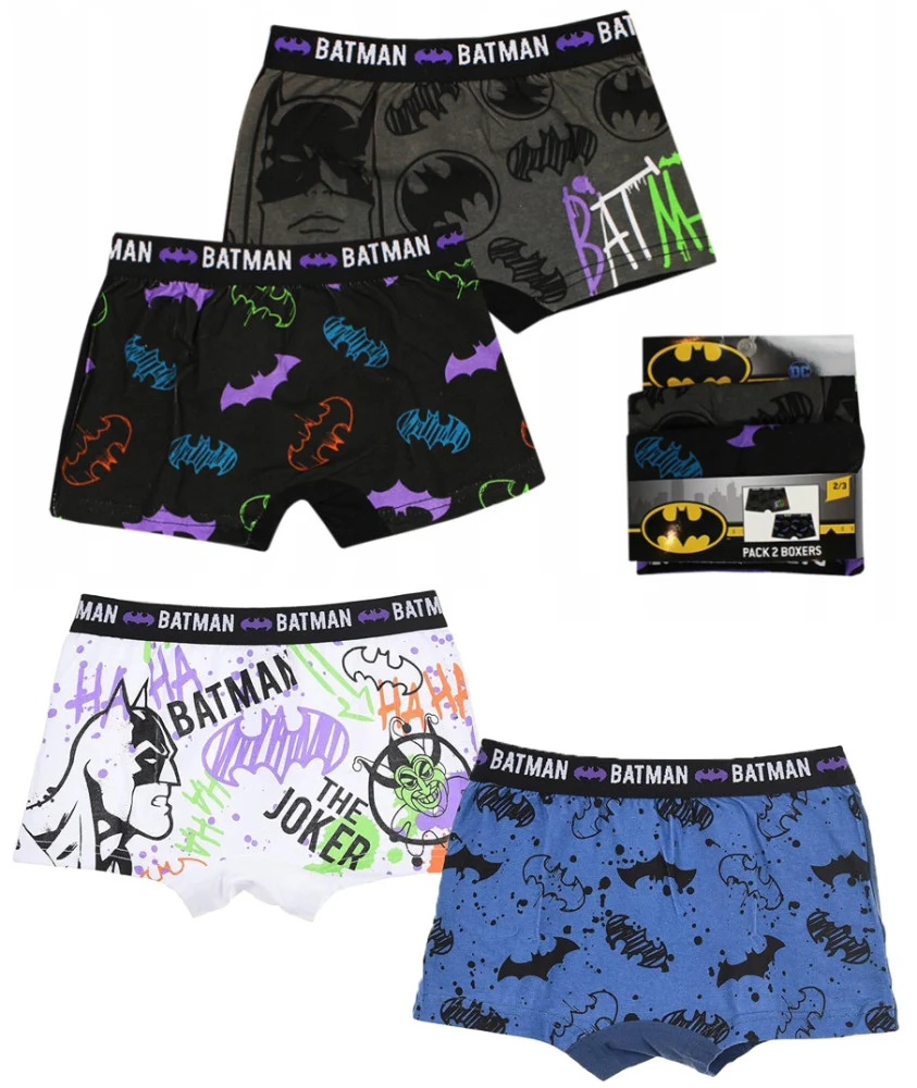 Batman Joker gyerek boxeralsó 2 darab/csomag 2 - 8 év / 92 - 128 cm