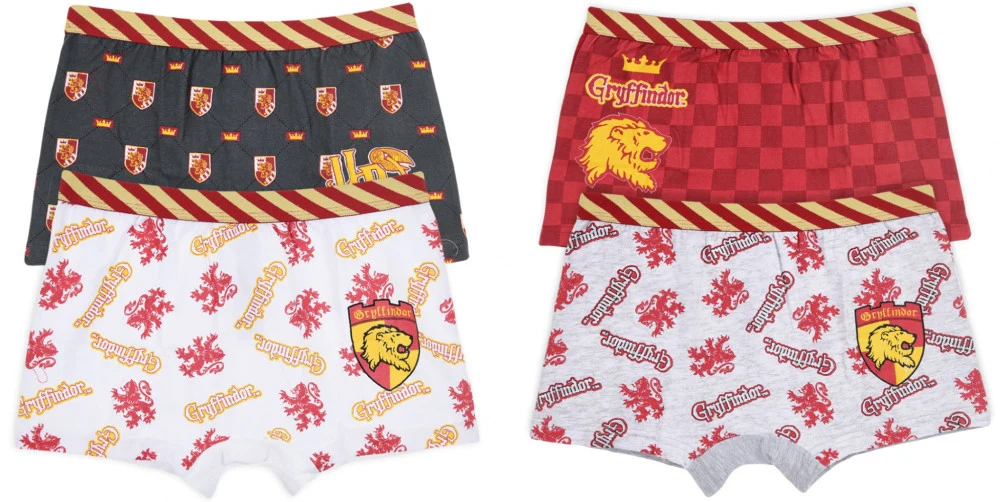 Harry Potter Lion gyerek boxeralsó 2 darab/csomag 6 - 12 év / 116 - 152 cm