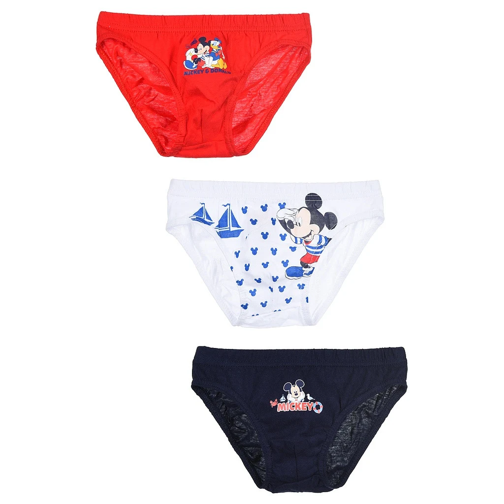 Disney Mickey Sailer gyerek fehérnemű, alsó 3 darab/csomag 3 - 6 év / 98 - 116 cm