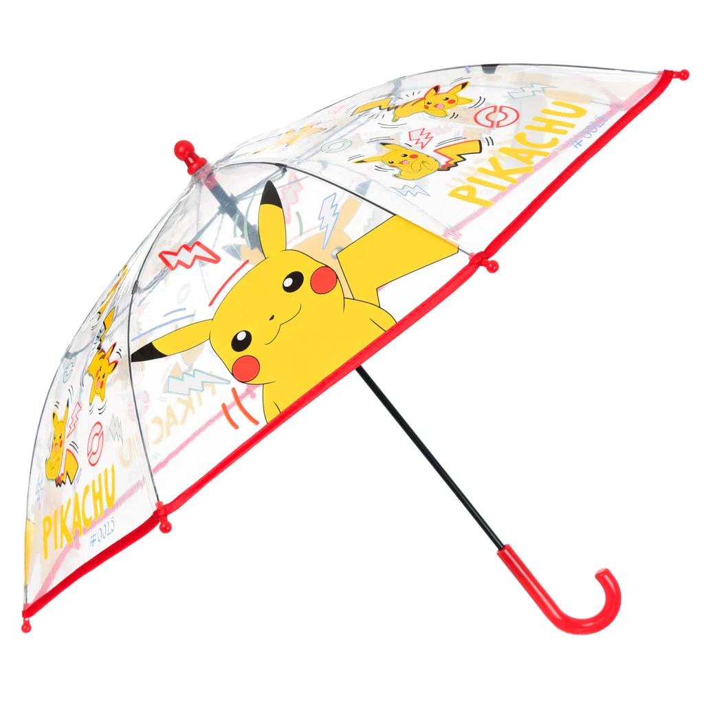 Pokémon Thunder gyerek átlátszó esernyő Ø72 cm