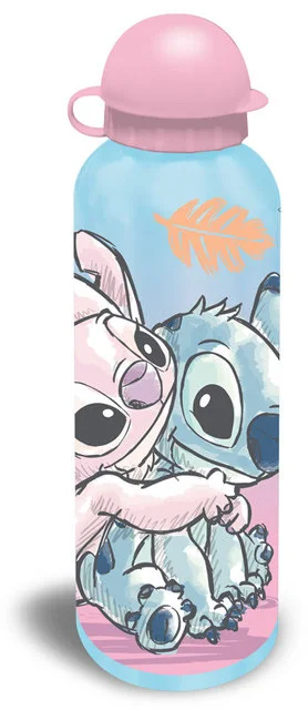 Disney Lilo és Stitch, A csillagkutya Cheeky Hug alumínium kulacs ivókupakkal 500 ml