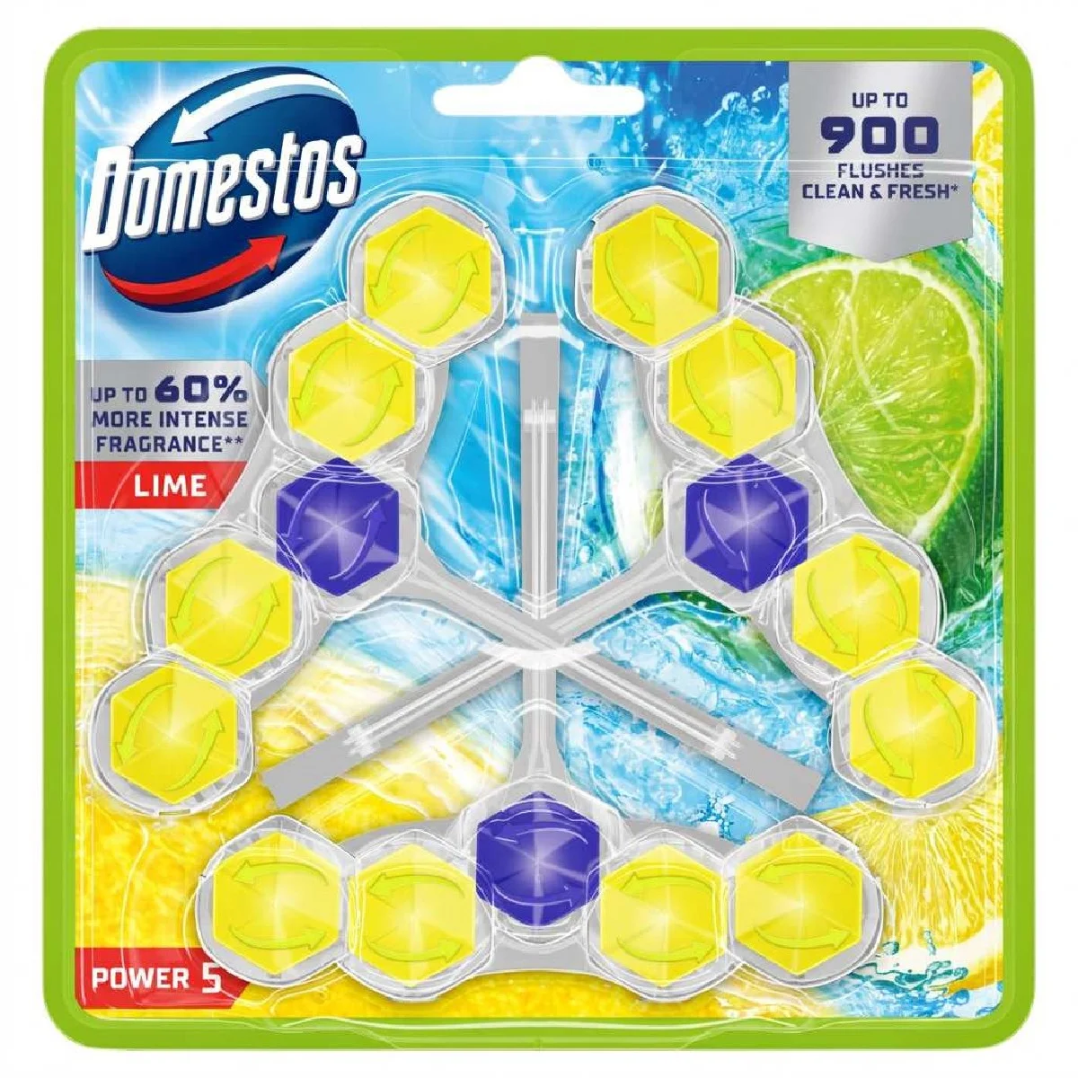 Wc tisztító rúd 3x50g Lime 10/#