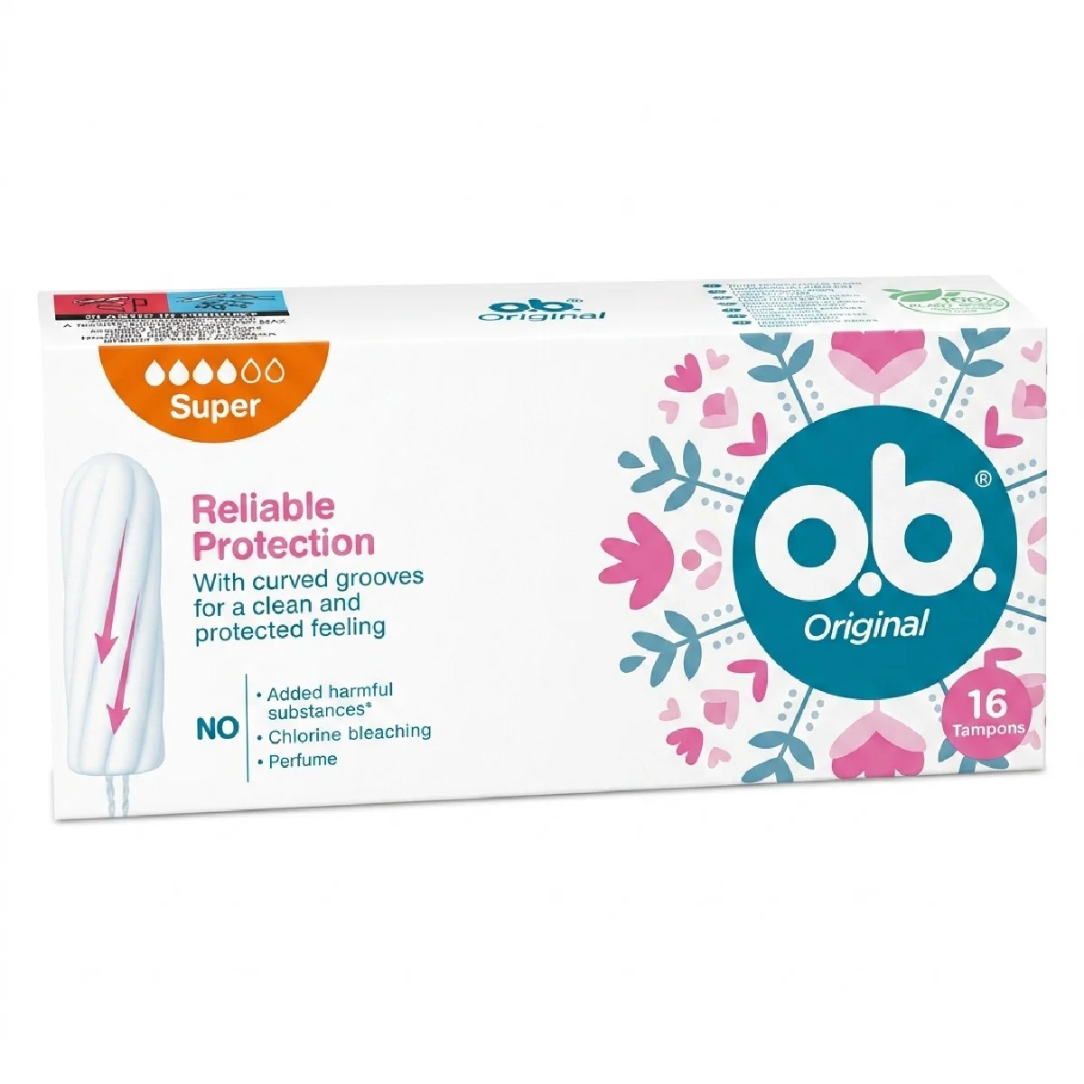 tampon egészségügyi 16 db-os ORIGINAL super