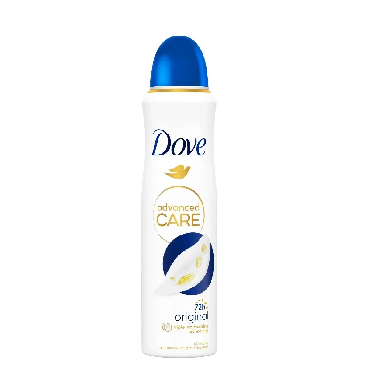 Dove Dezodor 150 ml Original KÉK Advanced Care