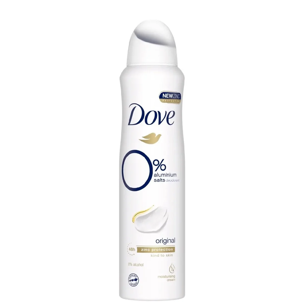 Dove Dezodor 150 ml Original aluminium  0% Complex