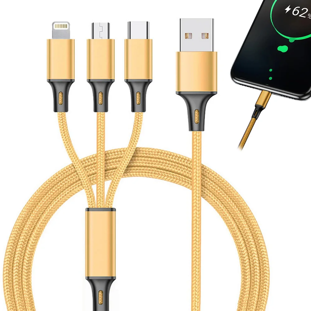 3 az 1-ben USB kábel telefonhoz, Lightning kábel I