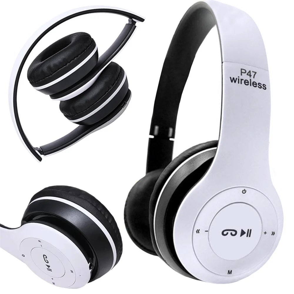 Vezeték nélküli fejhallgató p47 bluetooth mikrofon