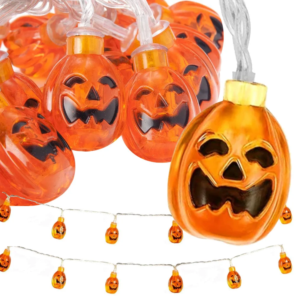 Halloween töklámpák 10 LED-es függőlámpákkal, 200