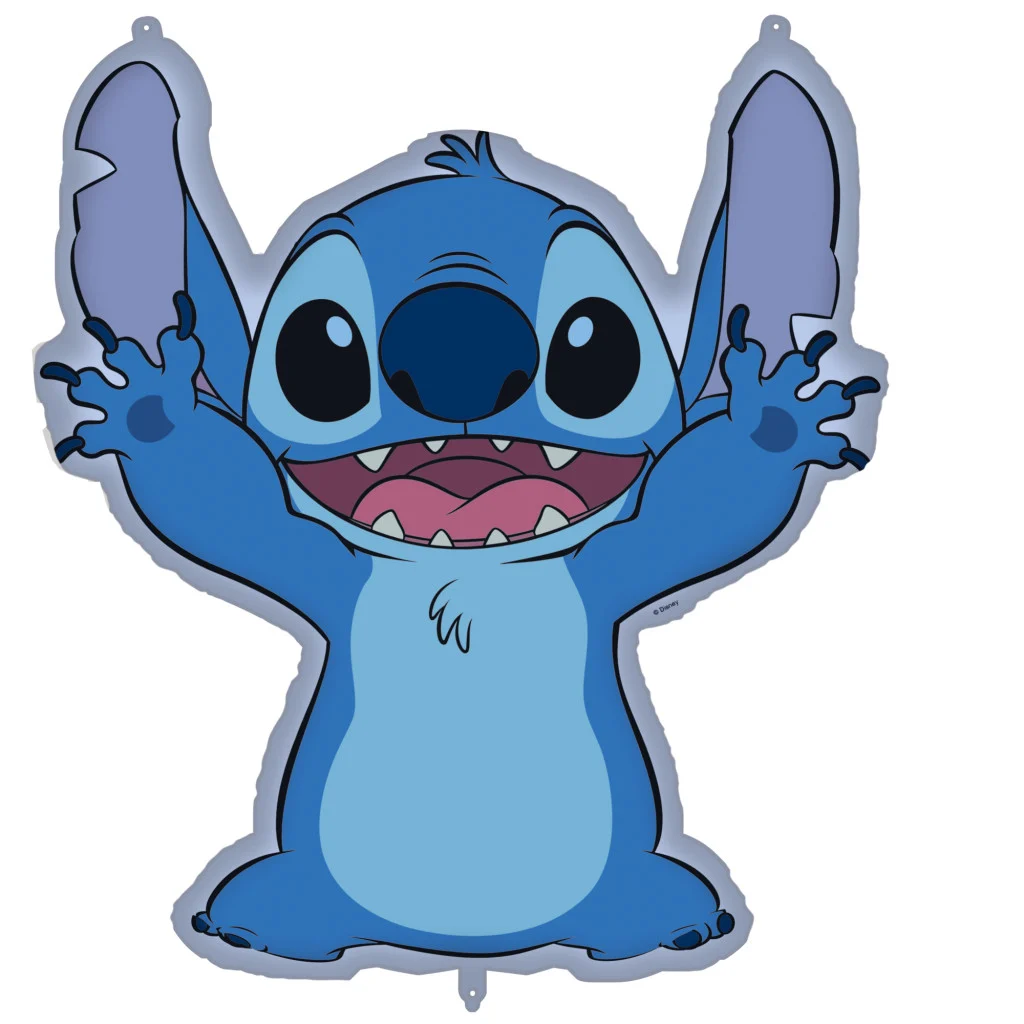 Disney Lilo és Stitch, A csillagkutya Shaped fólia lufi 76x88 cm
