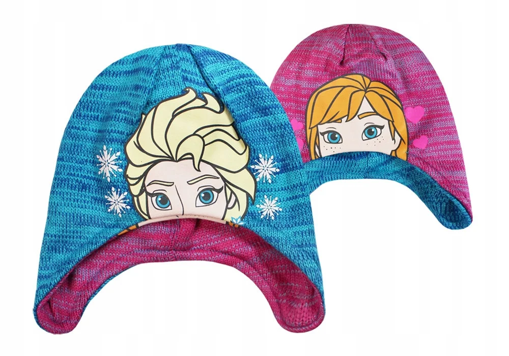 Disney Jégvarázs Sisters kifordítható gyerek sapka 52-54 cm