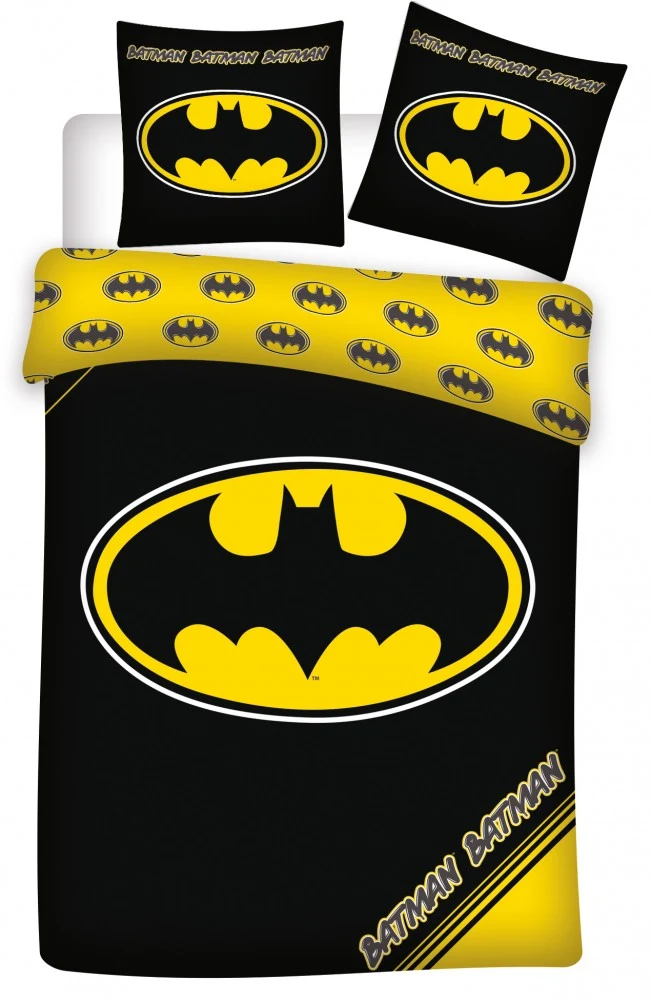 Batman Logo ágyneműhuzat 140×200cm, 70×90 cm